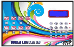 Master console for digital language lab